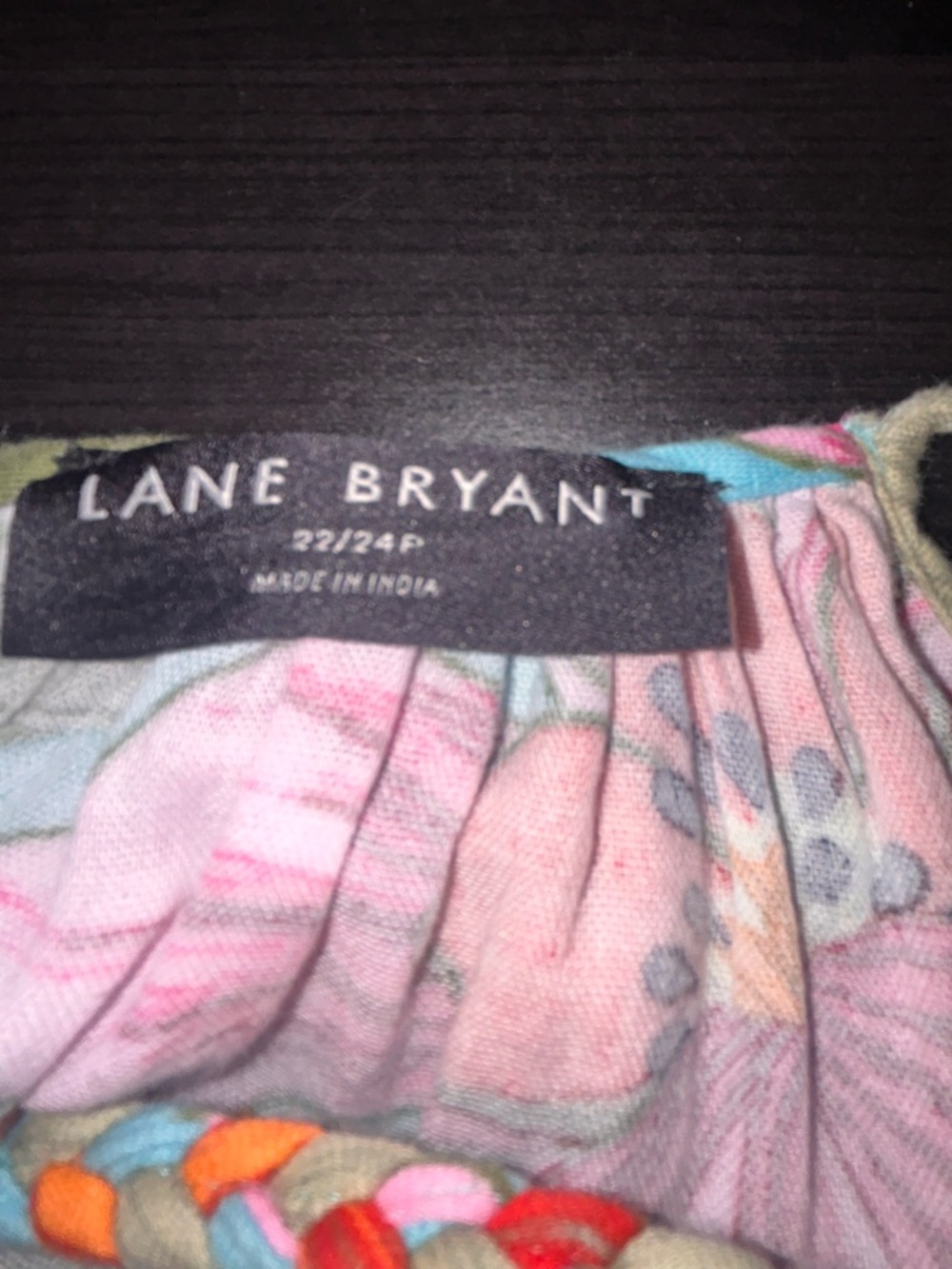 Lane Bryant Gauze Braided-Detail Wide Leg Jumpsuit size 22-24P - Picture 10 of 12